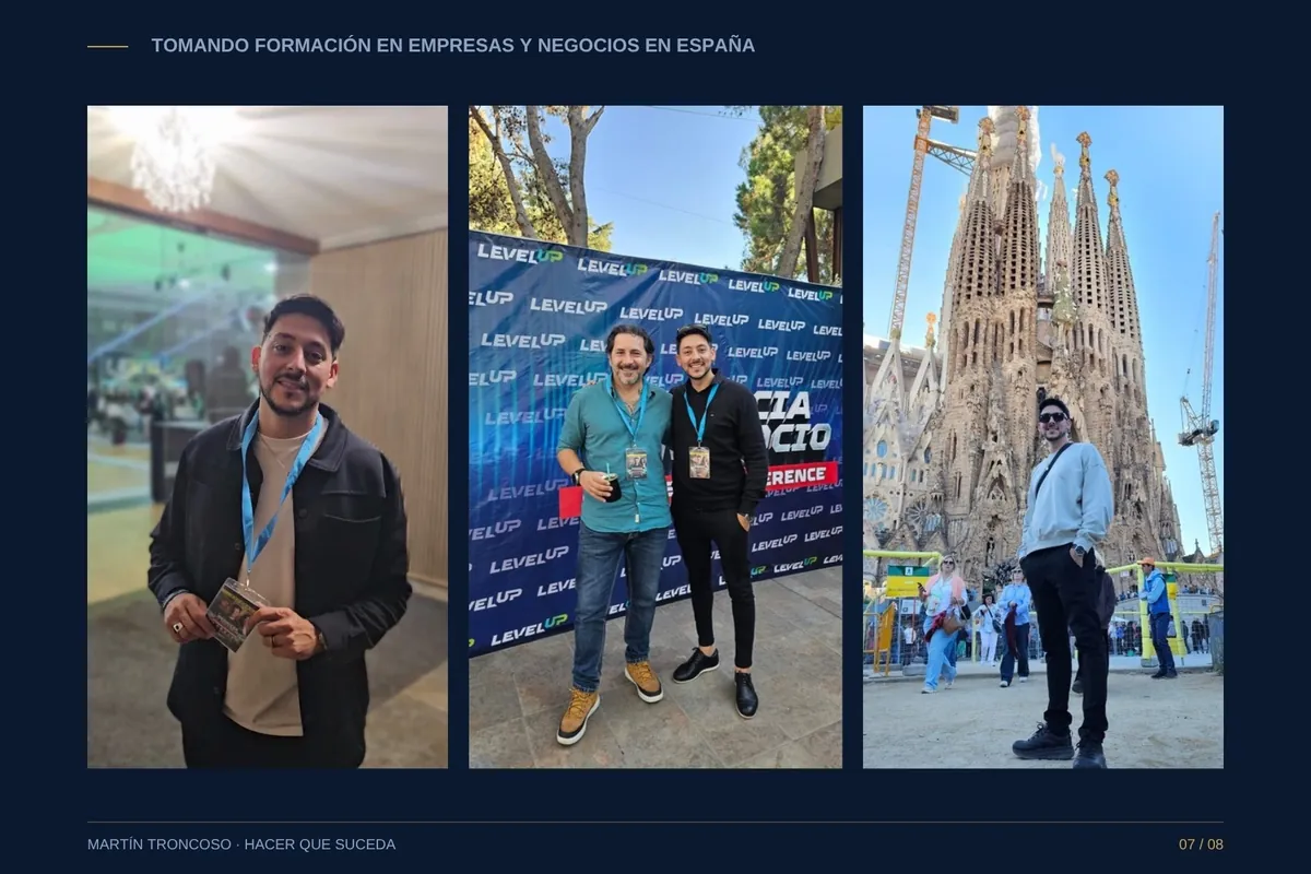 Tomando formación en empresas y negocios en España
